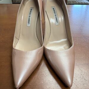 Manolo Blahnik Baby Pink Heels